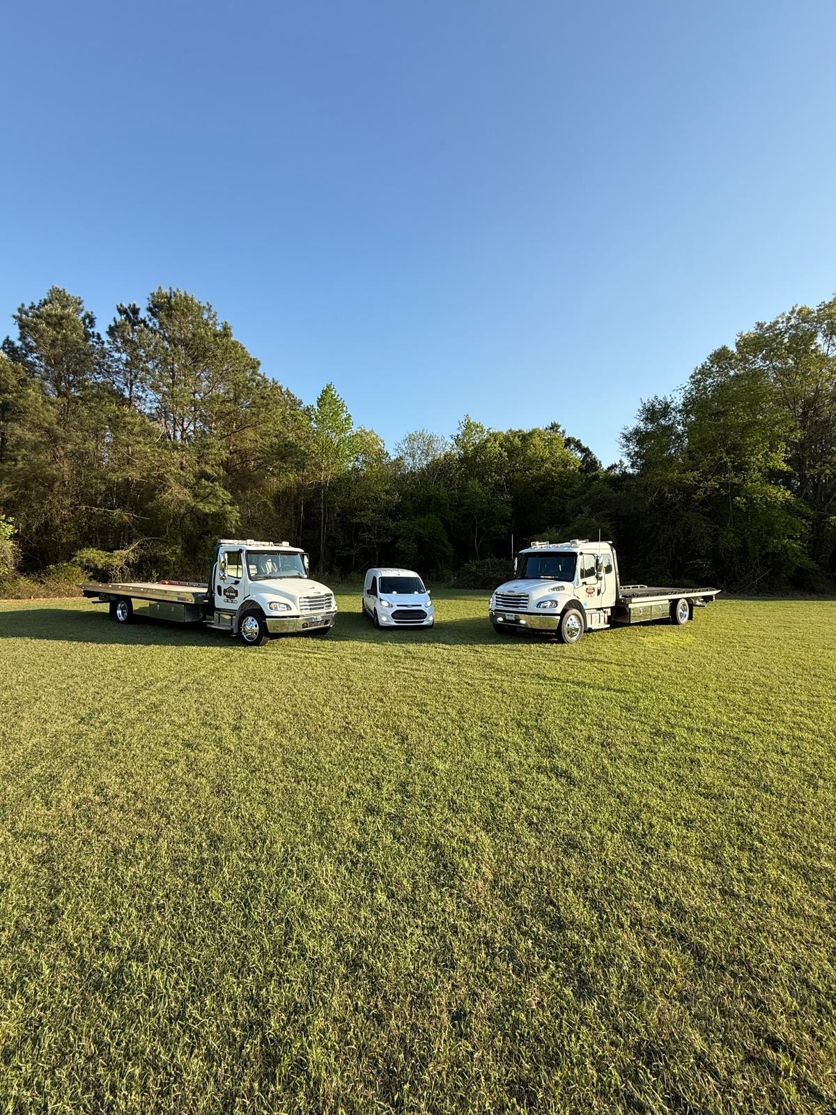 OTW Towing LLC tow truck fleet in Raeford NC serving Hoke County